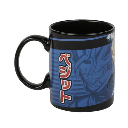 Taza térmica de Vegito con fondo azul de Dragon Ball 