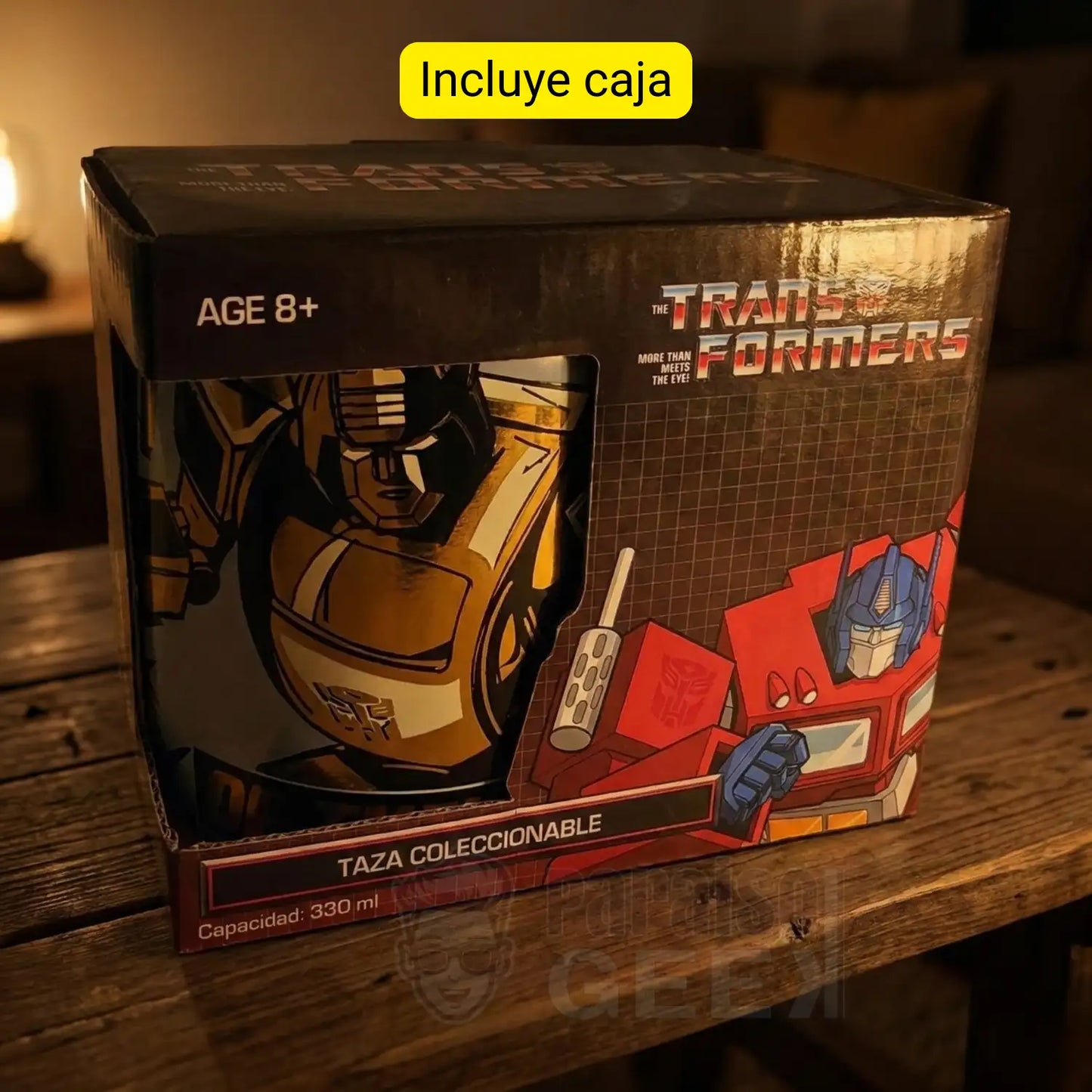 Taza Transformers Bumblebee Retro Original
