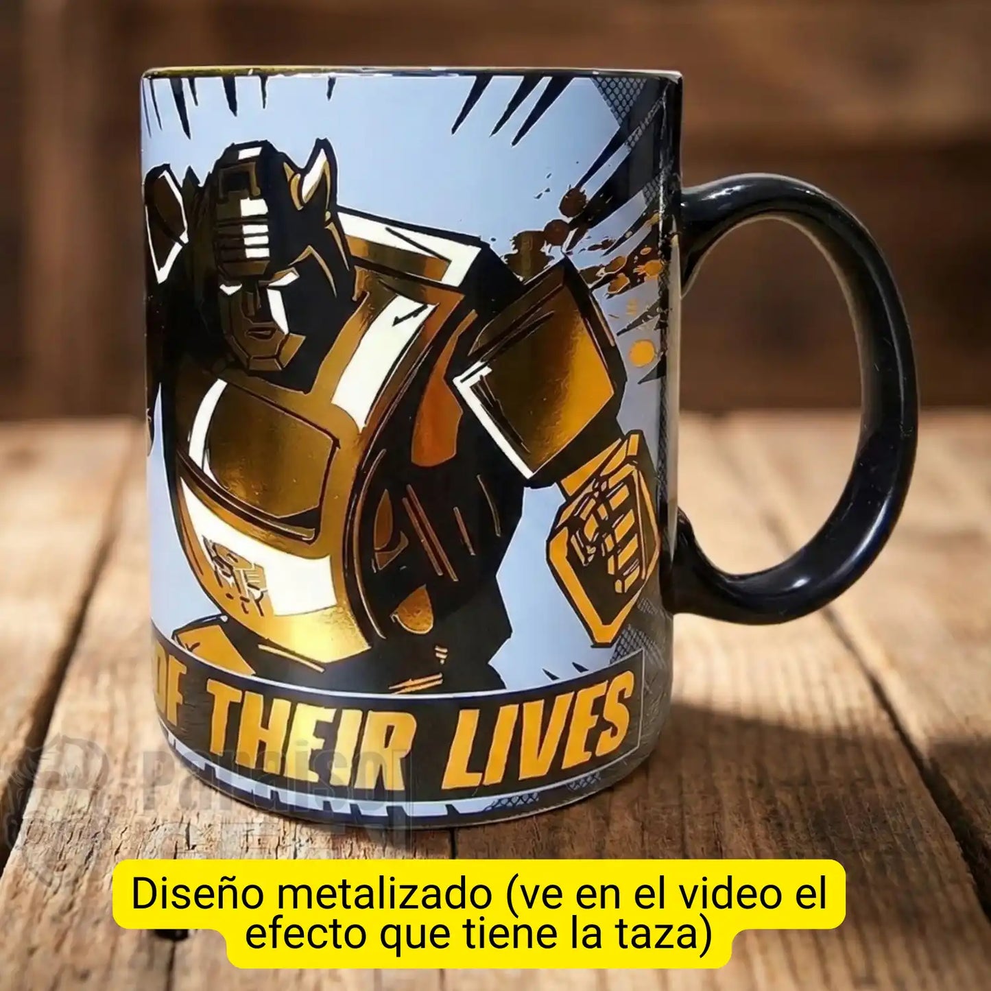Taza Transformers Bumblebee Retro Original
