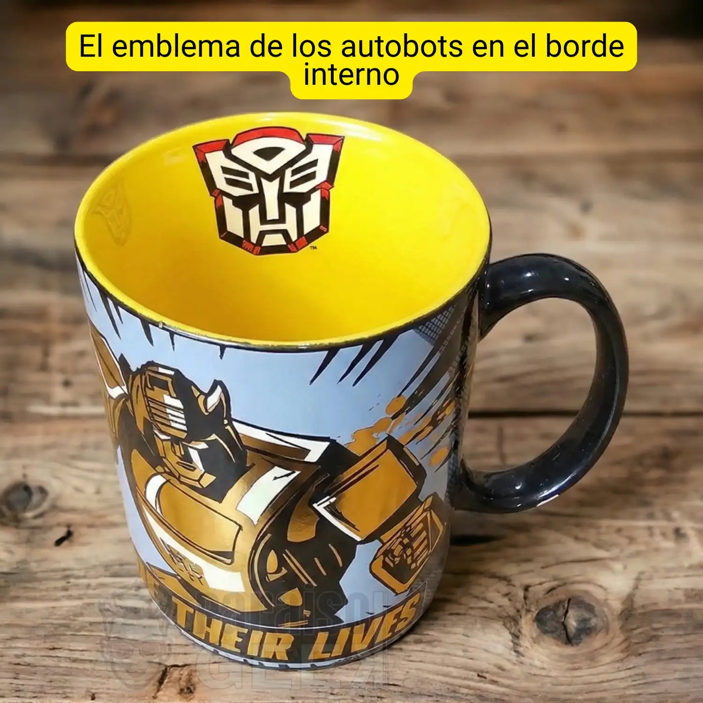 Taza Transformers Bumblebee Retro Original