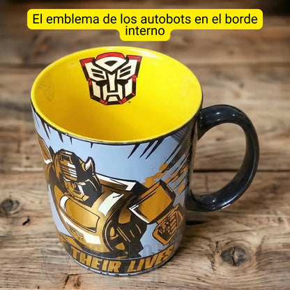 Taza Transformers Bumblebee Retro Original
