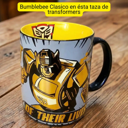 Taza Transformers Bumblebee Retro Original