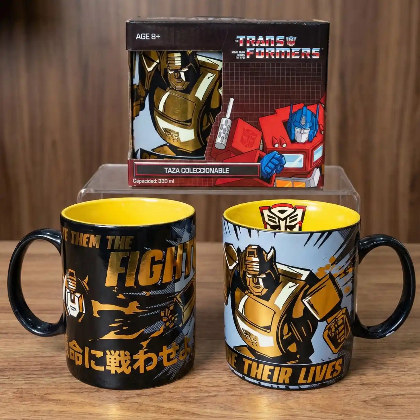 Taza Transformers Bumblebee Retro Original
