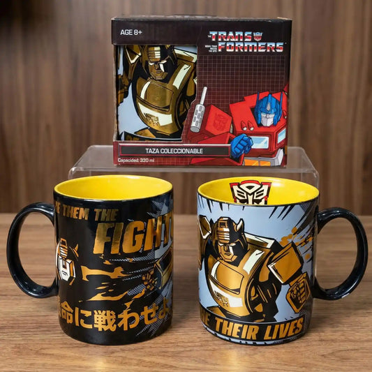 Taza Transformers Bumblebee Retro Original