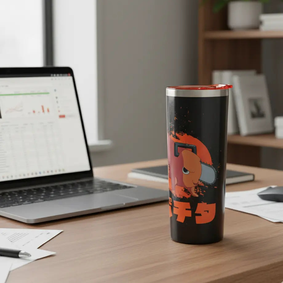 Termo Chainsaw man pochita 591ml para café