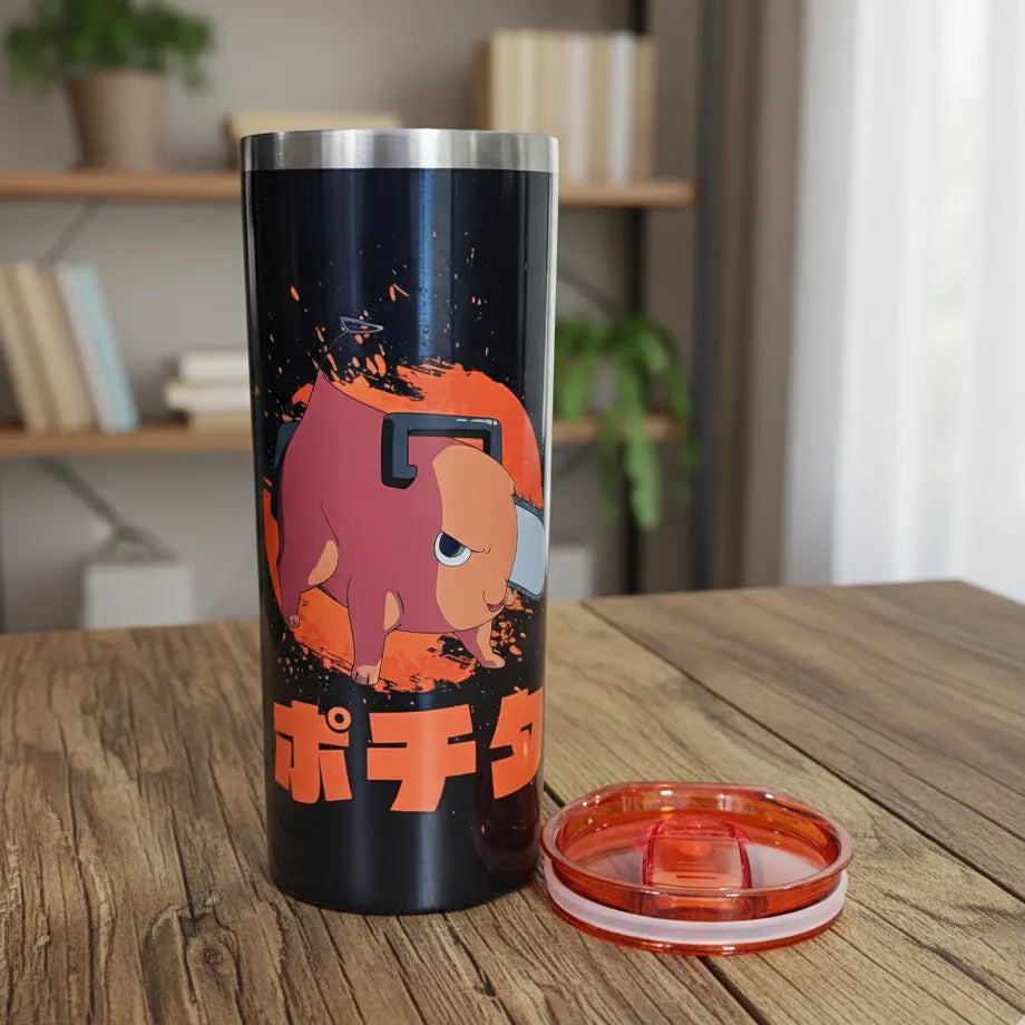 Termo Chainsaw man pochita 591ml para café