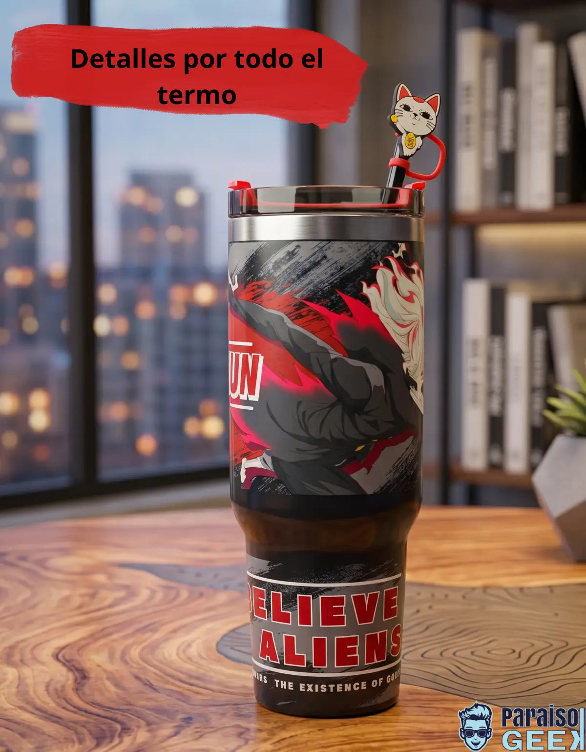 Termo Dandadan Okarun 1100ml Edicion Limitada Acero Inoxidable