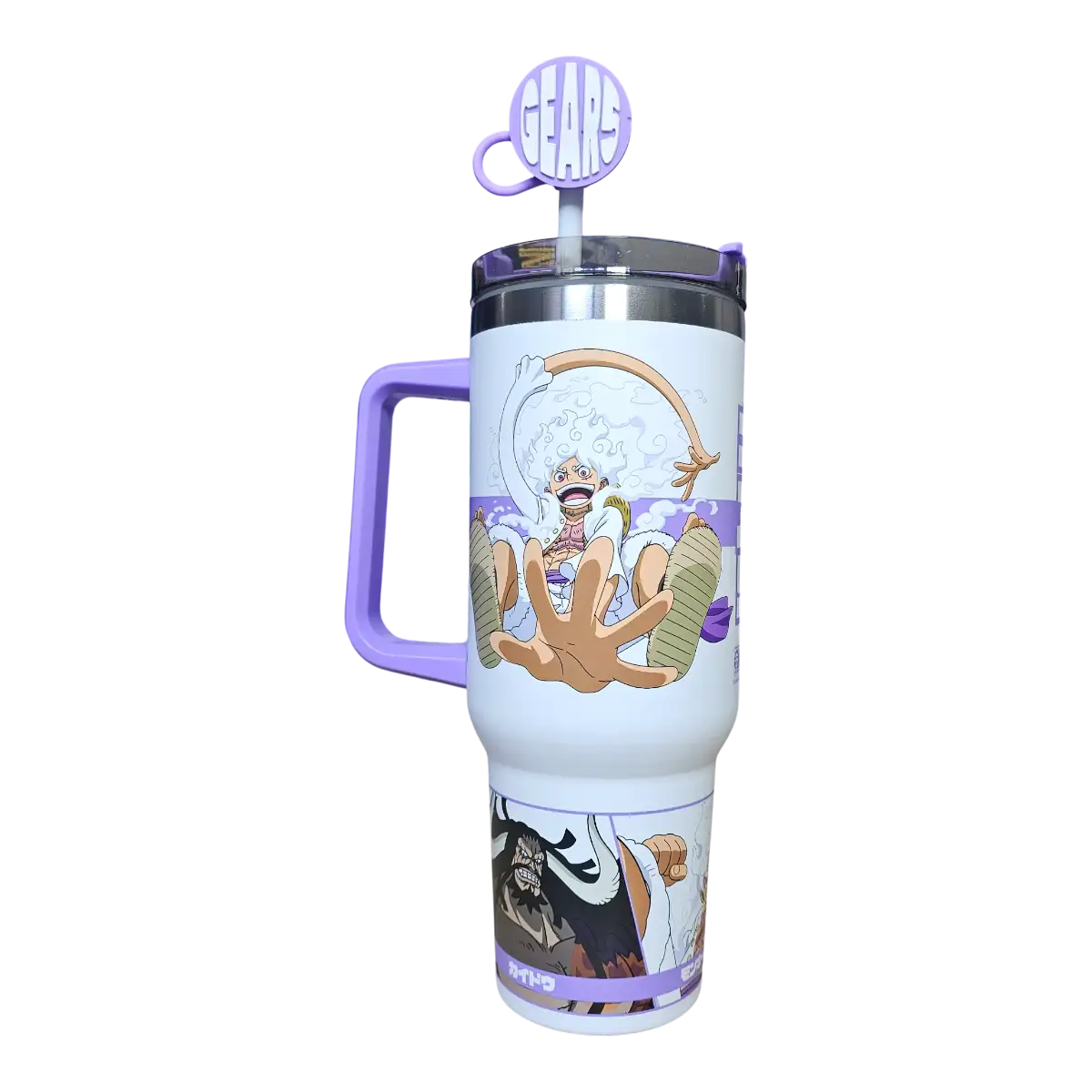 Termo One Piece Luffy Gear 5 1100ml Metálico